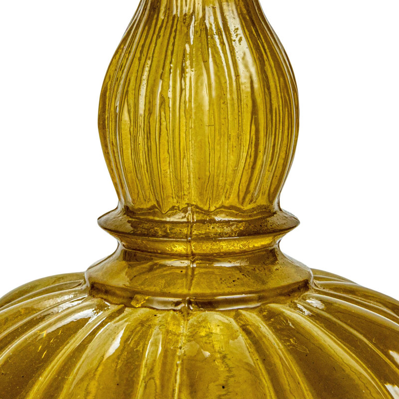 5.75'' H Glass Tabletop Candlestick