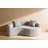 S-Curved Chenille Sectional Sofa-418701304