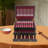 Wooden Silverware Storage Box With Handle