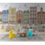 Papier peint pastel paysage urbain européen-624504920-624504922