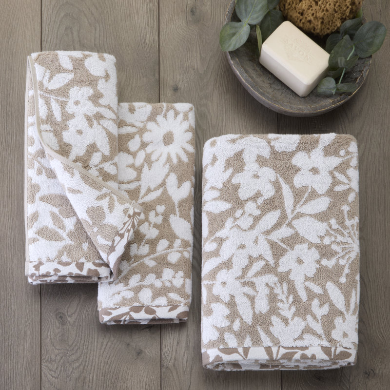 Bedford Floral Jacquard Hand-tan, Tan