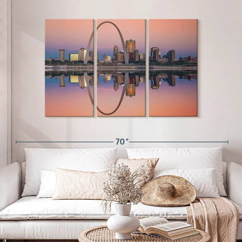 Rorry St Louis Skyline, 32" H x 50" W