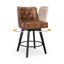 Tabouret de comptoir pivotant de 25,98 po Bianny-1173941378