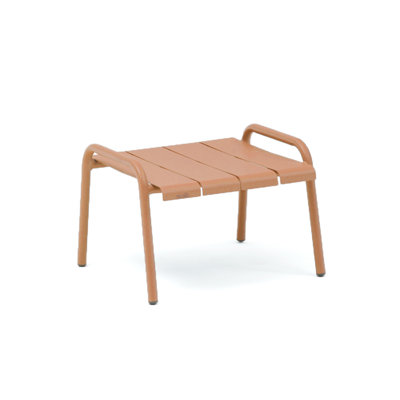 Misue Rectangular Metal Outdoor Side Table , 46cm cm W 50cm cm D
