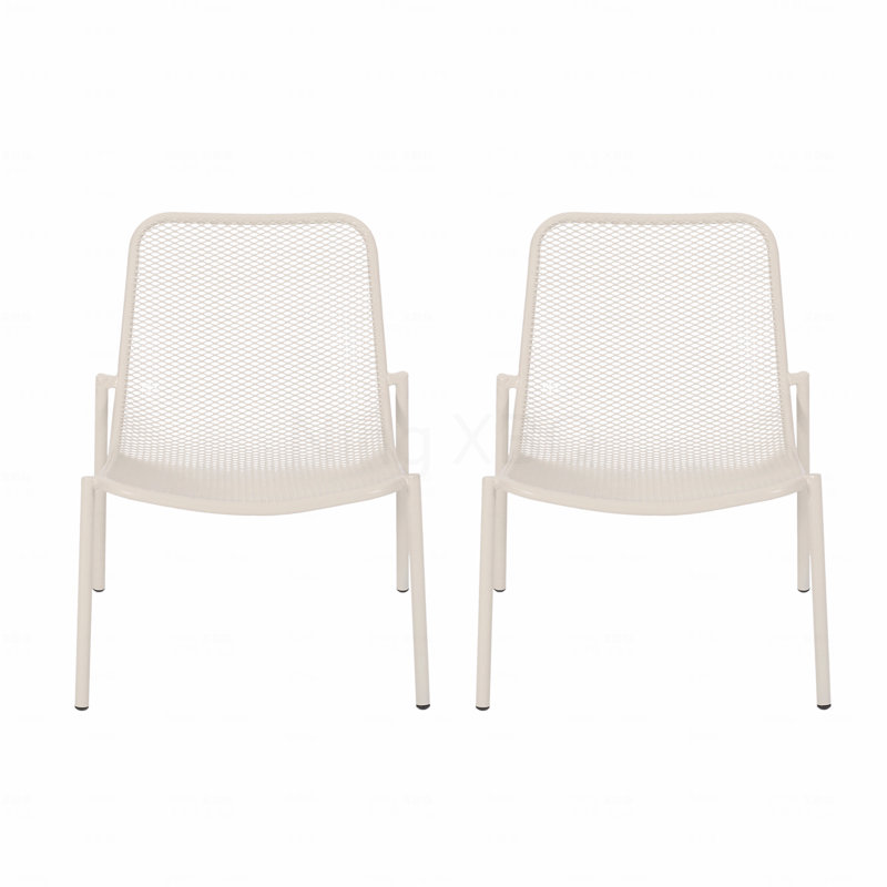 Patio Chair, Matte White