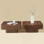 Ensemble de 2 pièces de table basse carrée 31,5 pouces Handcraft-706109797