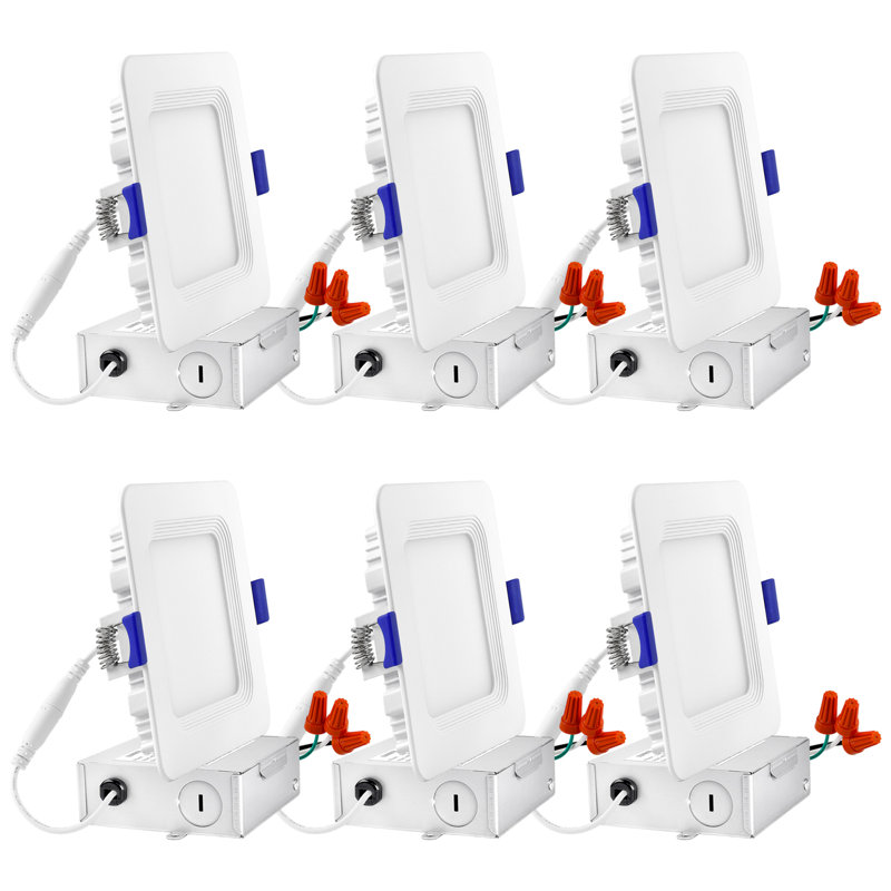 Ensemble d'éclairage encastré 4 po à DEL ultra-mince Remodel IC 4 po