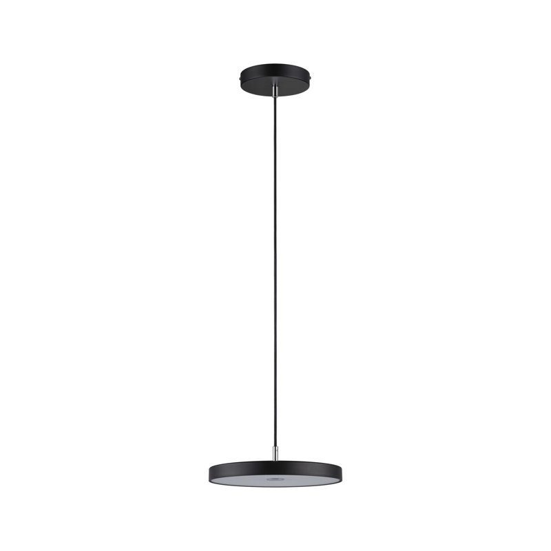 1 - Light Matte Black LED Pendant