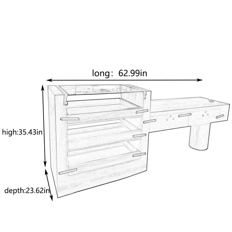 Kahleah Executive Desk