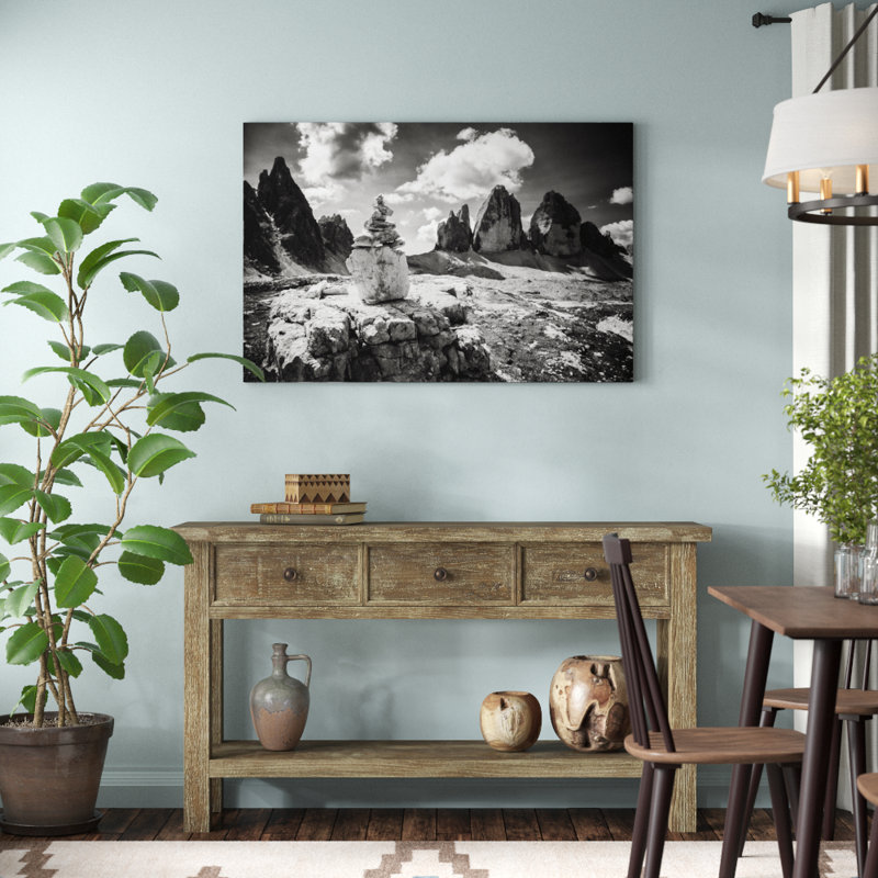Dolomiti II by Aledanda - No Frame Print on Canvas, 81cm H x 122cm W x 3.8cm D