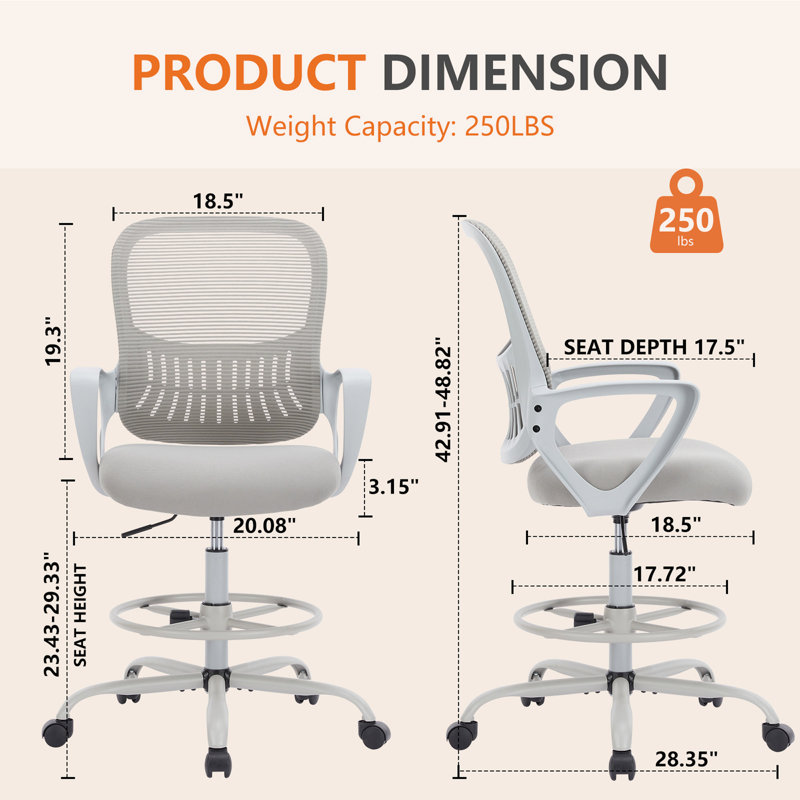 Chaise de bureau ergonomique