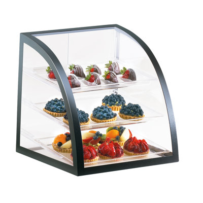 Vitrine en fer de style européen - 16 po x 16 1/2 po x 16 1/2 po