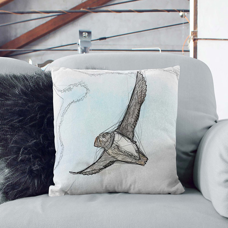 Square Cushion, 55cm H x 55cm W x 20cm D