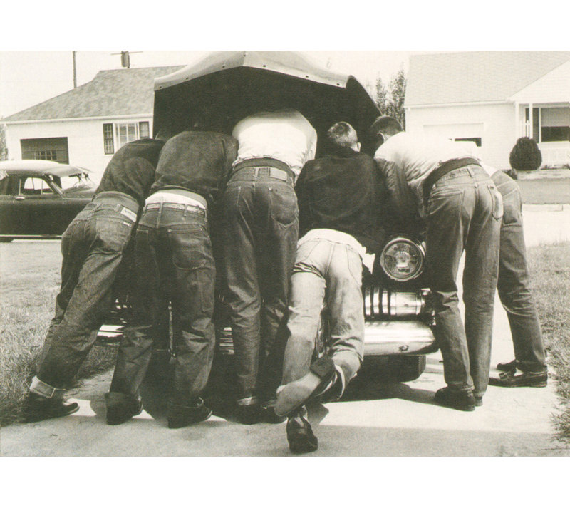 Boys with Their First Car, 1957