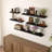 Solid Wood Floating Shelves，Rustic Wooden Wall Shelves-501930269-499360650