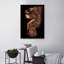 Beautiful Woman In Gold Dust - No Frame Print on Canvas-98483572