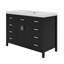 Meuble-lavabo 48 po avec lavabo, 2 portes et 8 tiroirs 48 po-1517741060