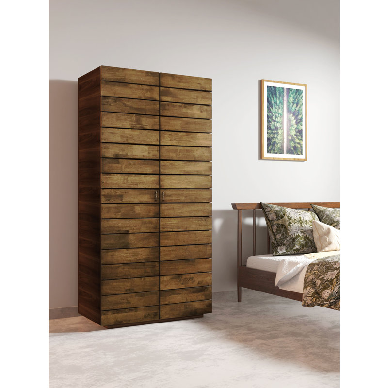 Sublett 2 Door Manufactured Wood Wardrobe