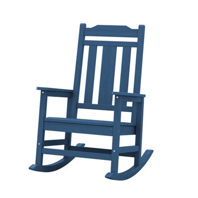 Fauteuil Adirondack surdimensionné en polyéthylène haute densité Wolak Wolak