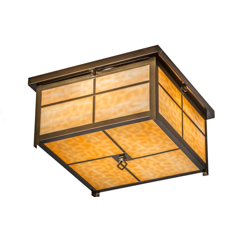 4 - Light Flush Mount, Beige