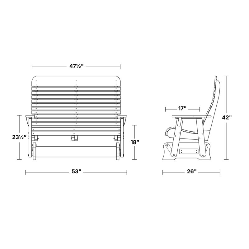 Fauteuil oscillant Signature, Gris foncé / Noir