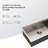 30" Single Bowl Undermount Kitchen Sink In 304 Stainless Steel, Featuring X - Shaped Drain, Workstation Ledges, And Condensation Layer Made From With Water Guide, Function, Coating