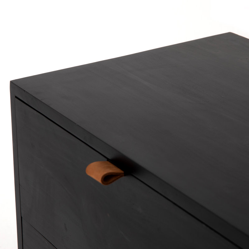 Trey 7 - Drawer Dresser, Black Wash Poplar