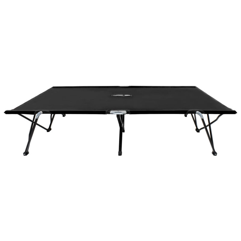 Anum 193cm Long Double Chaise, Black