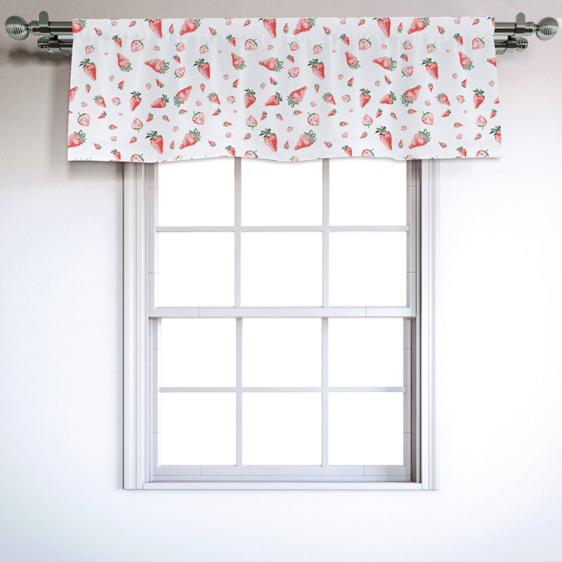 Sateen Ruffled Window Valance