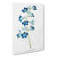 Blue Larkspur Flowers - Wrapped Canvas Painting-55304291