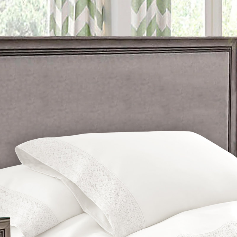 Modern Threads Yate Soft Microfiber Crochet Lace Sheets - Luxurious Microfiber Bed Sheets - Includes Flat Sheet, Fitted Sheet with Deep Pockets, & Pillowcases
