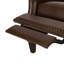 Fauteuil inclinable en cuir synthétique avec rivets-1900652655