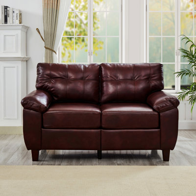 Causeuse moderne avec accoudoirs larges et rangement