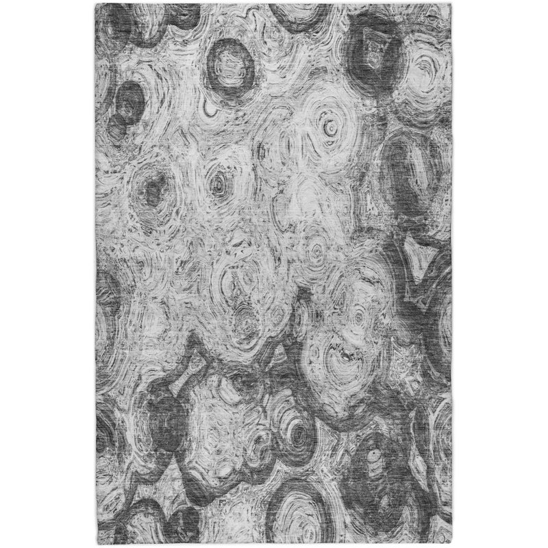 Tapis à poils longs lavable à la machine de qualité supérieure ADS579, Gray, 10' x 14'
