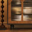 Buffet en noyer massif et bois manufacturé-1998661197