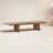 Melany Solid Wood Trestle Coffee Patio Table