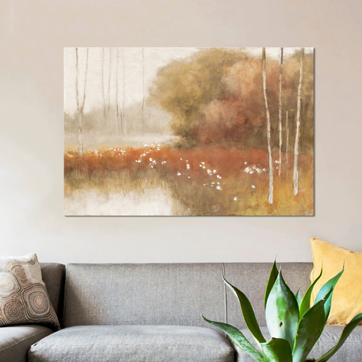 " Autumn Midst " by Julia Purinton, 8" H x 12" W x 0.75" D, Wrapped Canvas, No Matte