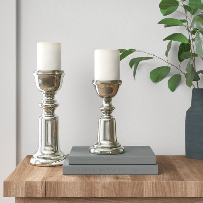2 Piece Tabletop Candlestick Set
