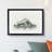 Mountain in Scotland in Abstract - Picture Frame Graphic Art Print-55726667-55726668