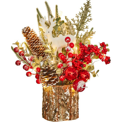 Arbre de Noël avec lumières de Noël