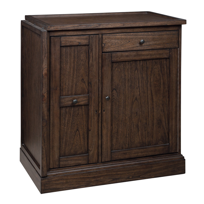 Tipple 38'' Solid Wood Bar Cabinet