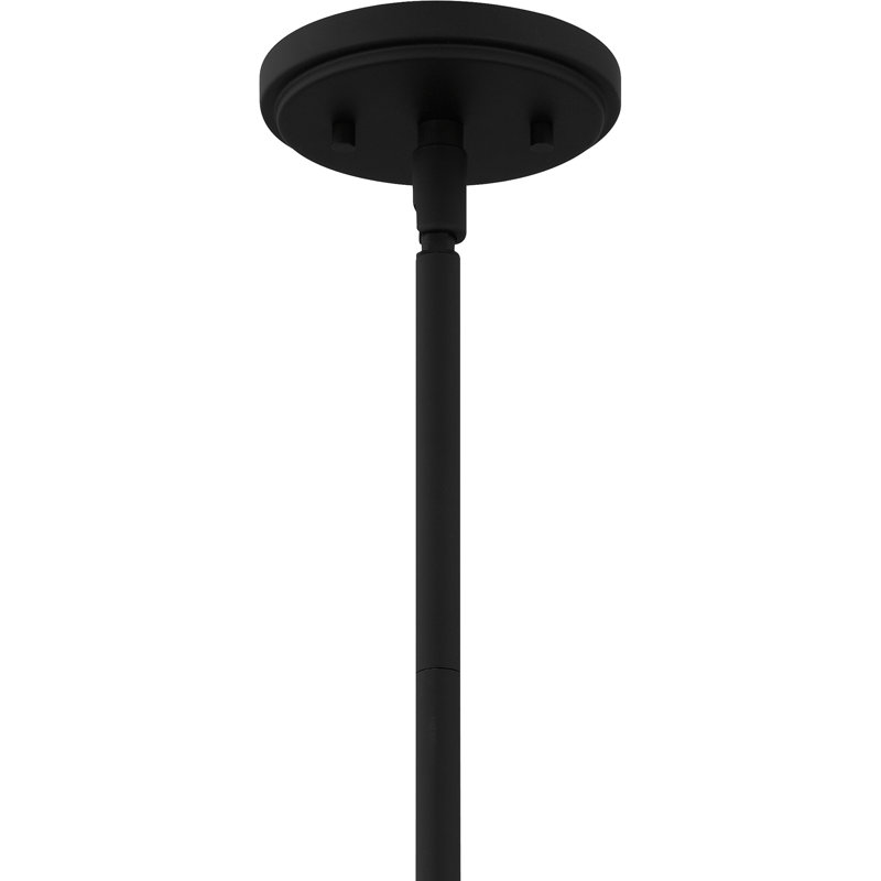 Luminaire suspendu géométrique 4 lumières Astri, Noir mat