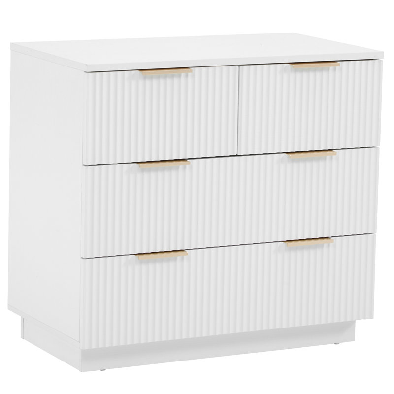 28Inch Wide Drawer Cabinet, White