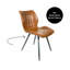 Gutierez Bounceback Dining Chair Vegan Leather Chestnut SET OF 2-2125720575