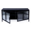 Hoxton Ribbed Glass Tv Stand