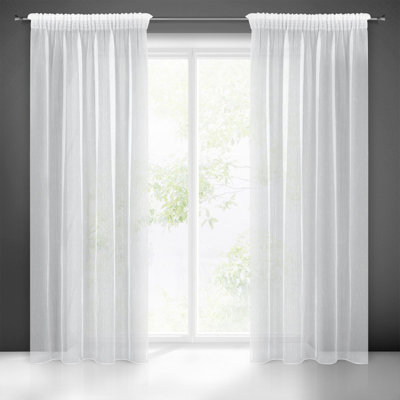 Kathlyne Slot Top Sheer Curtain
