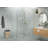 Halo 47 in. x 37 in. x 78 in. 90-degree Fully Frameless Glass Hinged Shower Enclosure-90626052