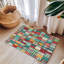 Tapis tressé rétro-106464054