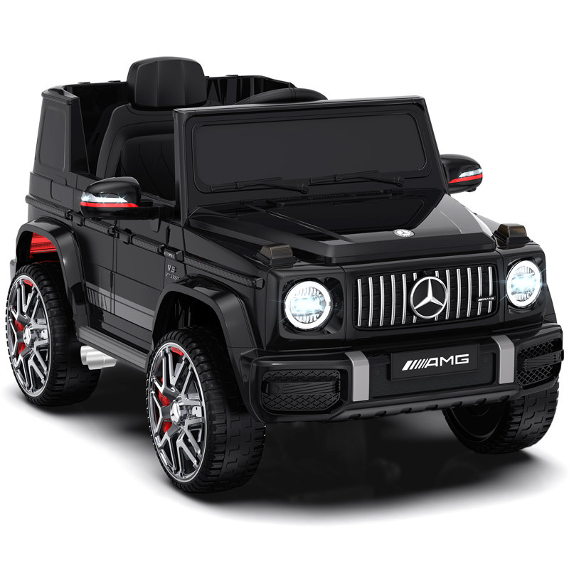 Black 12V Mercedes-Benz G63 Ride-On Car with Remote Control