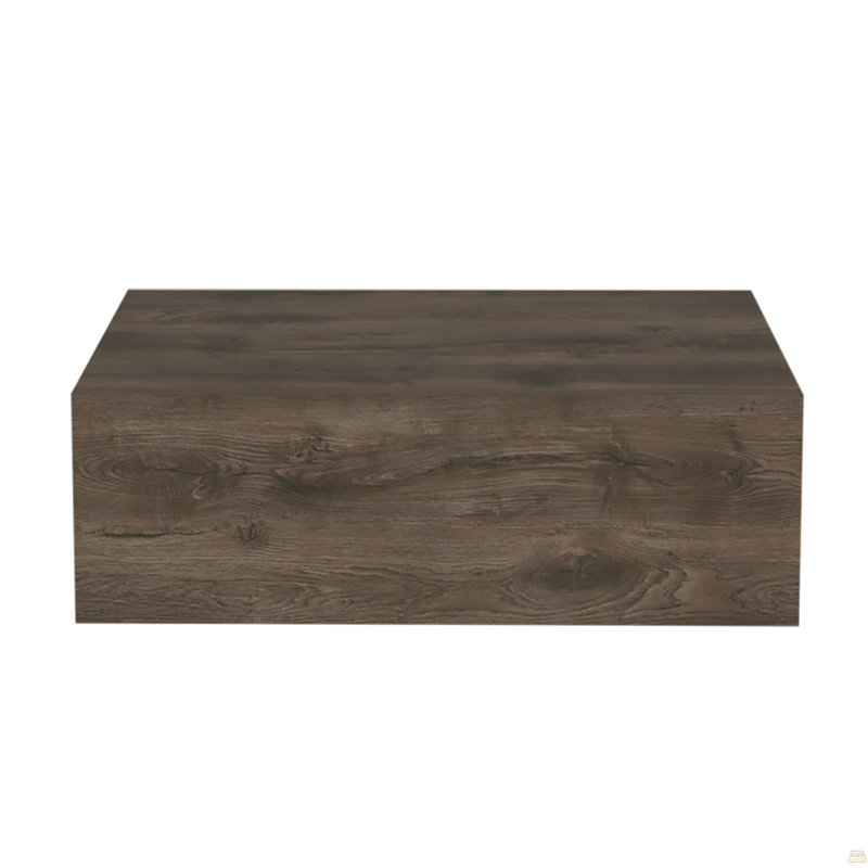 Table de chevet Isola, Marron foncé